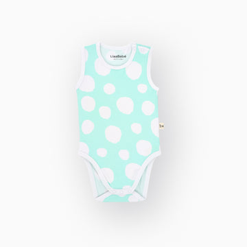 Aqua Dínós Bambusz Ujjatlan Baba Body - LiaaBebe