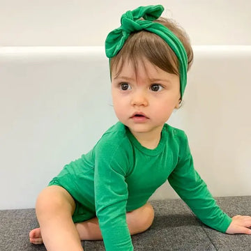Body - Jolly Green Bambusz Patentos Hosszú Ujjú Body